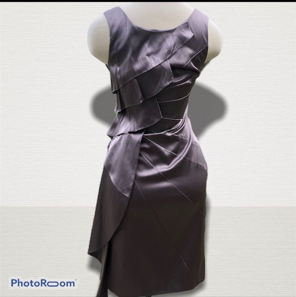 💸SOLD💸 NWT KAREN MILLEN silk lilac summer dress - Picture 3 of 6